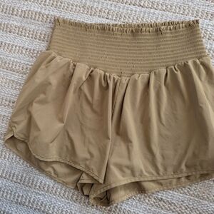 Offline by Aerie Smocked Shorts Size XL